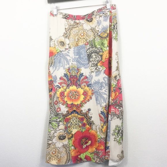 Chico’s Patchwork Floral Maxi Skirt - Picture 4 of 7